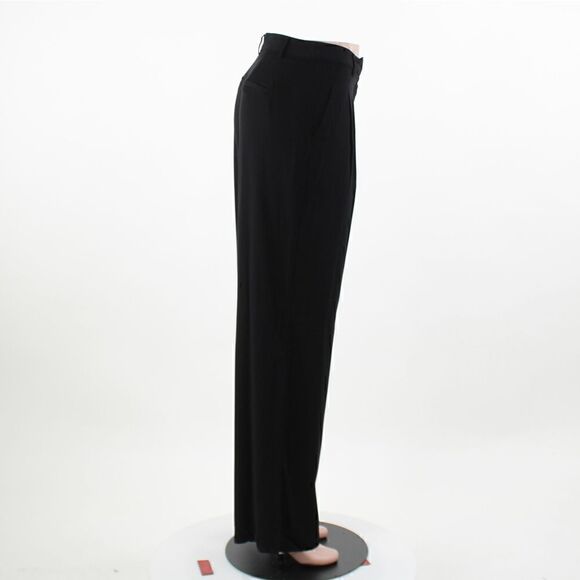 1.STATE Pleated Trousers in Rich Black - Picture 5 of 5